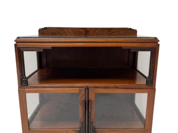 Art Deco Amsterdamse School Display Cabinet, 1920s